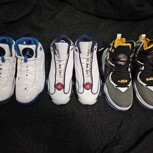 Size 8 Men's Basketball Shoes (3 Pairs)